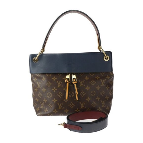 LOUIS VUITTON Brown Monogram Leather Shoulder Bag - Picture 1 of 8